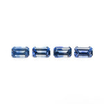 Load image into Gallery viewer, 1.29cttw 4pc 5x3mm Cut Corner Rectangle Step Cut Sapphires 27727-01
