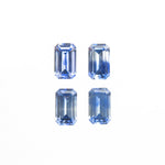 Load image into Gallery viewer, 1.29cttw 4pc 5x3mm Cut Corner Rectangle Step Cut Sapphires 27727-01
