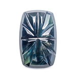 Load image into Gallery viewer, 4.09ct 12.75x8.30x3.16mm Cushion Fantasy Cut Sapphire 27762-03
