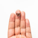 Load image into Gallery viewer, 3.68ct 10.25x12.35x2.56mm Shield Portrait Cut 27785-03
