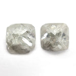 Load image into Gallery viewer, 3.22cttw 2pc 6.67x6.61x4.21mm 7.10x7.30x4.48mm Polished Raw Diamond Matching Pair 🇨🇦 27959-01

