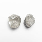 Load image into Gallery viewer, 3.78cttw 2pc 7.28x6.85x4.57mm 6.55x6.32x5.44mm Polished Raw Diamond Matching Pair 🇨🇦 27971-01
