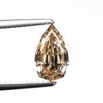 Load image into Gallery viewer, 1.23ct 9.25x5.50x3.43mm VS1 Fancy Yellowish Brown Geo Pear Step Cut 28046-01
