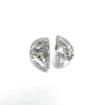 Load image into Gallery viewer, 1.07cttw 2pc 5.84x3.26x2.98mm 6.02x3.62x3.19mm Polished Raw Diamond Matching Pair 🇨🇦 28165-01
