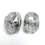 Load image into Gallery viewer, 2.73cttw 2pc 7.97x6.21x3.18mm 7.66x5.67x2.82mm Polished Raw Diamond Matching Pair 🇨🇦 28181-01
