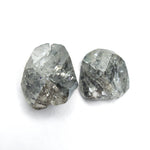 Load image into Gallery viewer, 2.67cttw 2pc 8.32x6.80x4.01mm 6.62x6.17x3.03mm Polished Raw Diamond Matching Pair 🇨🇦 28182-01

