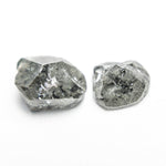 Load image into Gallery viewer, 2.67cttw 2pc 8.32x6.80x4.01mm 6.62x6.17x3.03mm Polished Raw Diamond Matching Pair 🇨🇦 28182-01
