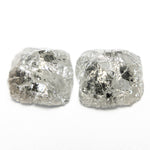 Load image into Gallery viewer, 3.53cttw 2pc 9.01x8.51x4.21mm 8.84x8.70x3.89mm Polished Raw Diamond Matching Pair 🇨🇦 28184-01
