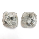 Load image into Gallery viewer, 3.53cttw 2pc 9.01x8.51x4.21mm 8.84x8.70x3.89mm Polished Raw Diamond Matching Pair 🇨🇦 28184-01
