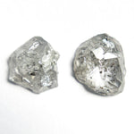 Load image into Gallery viewer, 3.47cttw 2pc 9.28x7.63x3.06mm 8.51x7.60x3.15mm Polished Raw Diamond Matching Pair 🇨🇦 28188-01
