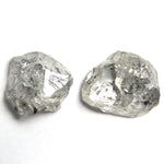 Load image into Gallery viewer, 3.47cttw 2pc 9.28x7.63x3.06mm 8.51x7.60x3.15mm Polished Raw Diamond Matching Pair 🇨🇦 28188-01
