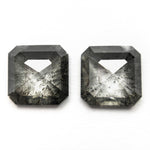 Load image into Gallery viewer, 3.10cttw 7.25x7.27x2.85mm Cut Corner Square Rosecut Matching Pair 28343-01

