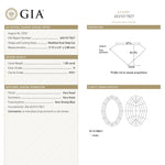Load image into Gallery viewer, 1.00ct 9.15x4.51x2.88mm GIA VVS1 K Geo Oval Step Cut 28330-01

