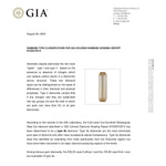 Load image into Gallery viewer, 5.03ct 20.40x5.69x4.13mm GIA Type IIa VVS1 Fancy Yellow-Brown Cut Corner Rectangle Step Cut 25954-01
