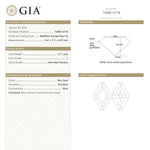 Load image into Gallery viewer, 1.21ct 9.61x7.11x2.87mm GIA Internally Flawless L Lozenge Step Cut 25077-01
