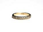 Load image into Gallery viewer, 14K Yellow Gold Fancy Color Celestial Champagne Ombre Natural Diamond Band
