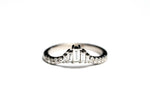 Load image into Gallery viewer, 14K White Gold Baguette Equinox Natural Diamond Band
