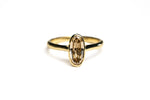 Load image into Gallery viewer, 14K Yellow Gold 1.05ct C5 Geo Oval Step Cut Diamond Mirage Ring
