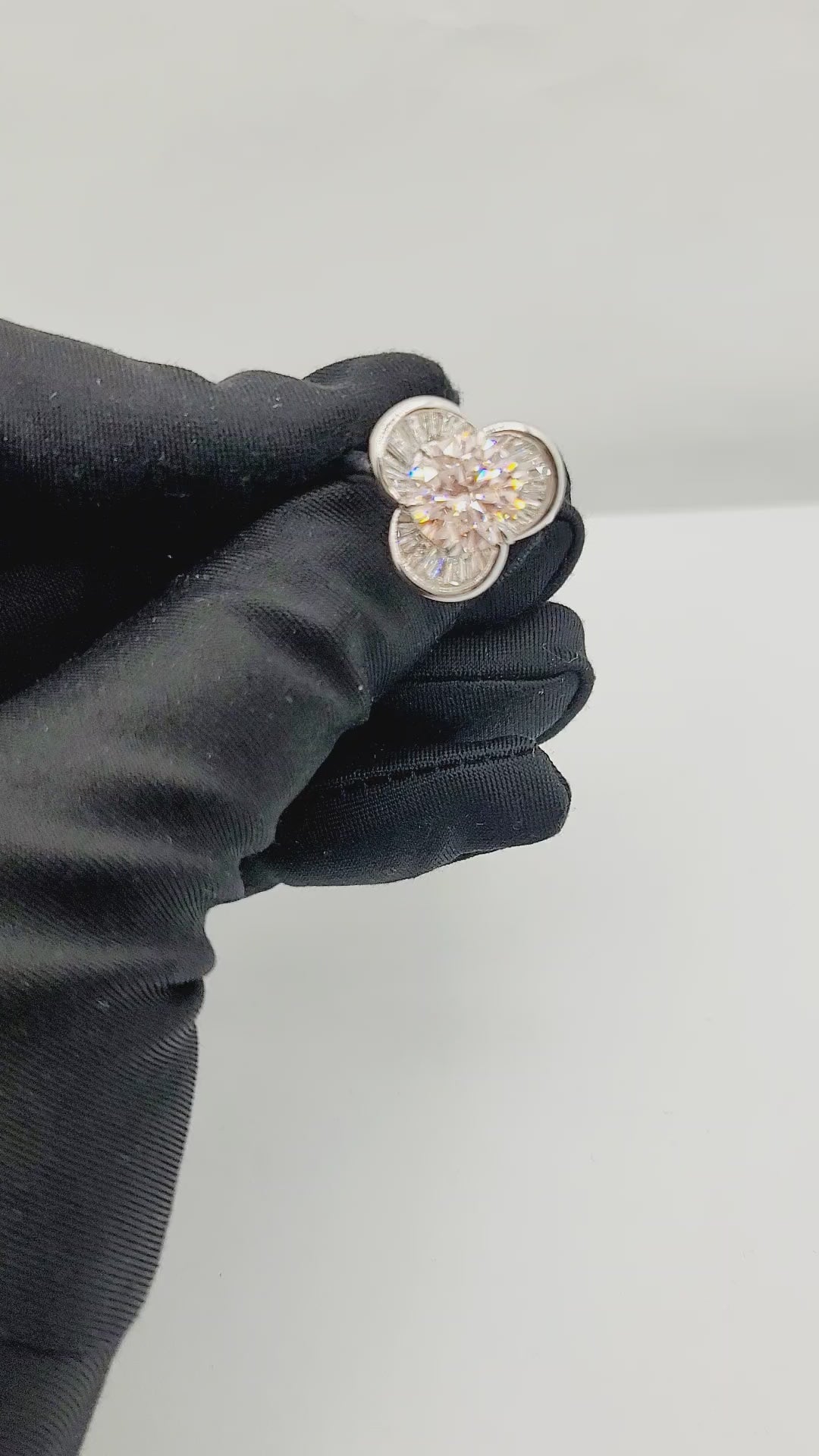 18K White Gold Fancy Pink Lab Grown Diamond Ring