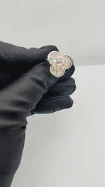 Load and play video in Gallery viewer, 18K White Gold Fancy Pink Lab Grown Diamond Ring
