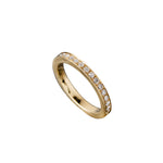 Load image into Gallery viewer, 18K Yellow Gold Eternity Diamond Ring
