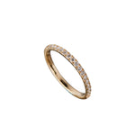 Load image into Gallery viewer, 18K Yellow Gold Pave Diamond Ring
