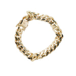 Load image into Gallery viewer, 18K Yellow Gold Cuban Links Bracelet
