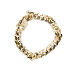 18K Yellow Gold Cuban Links Bracelet