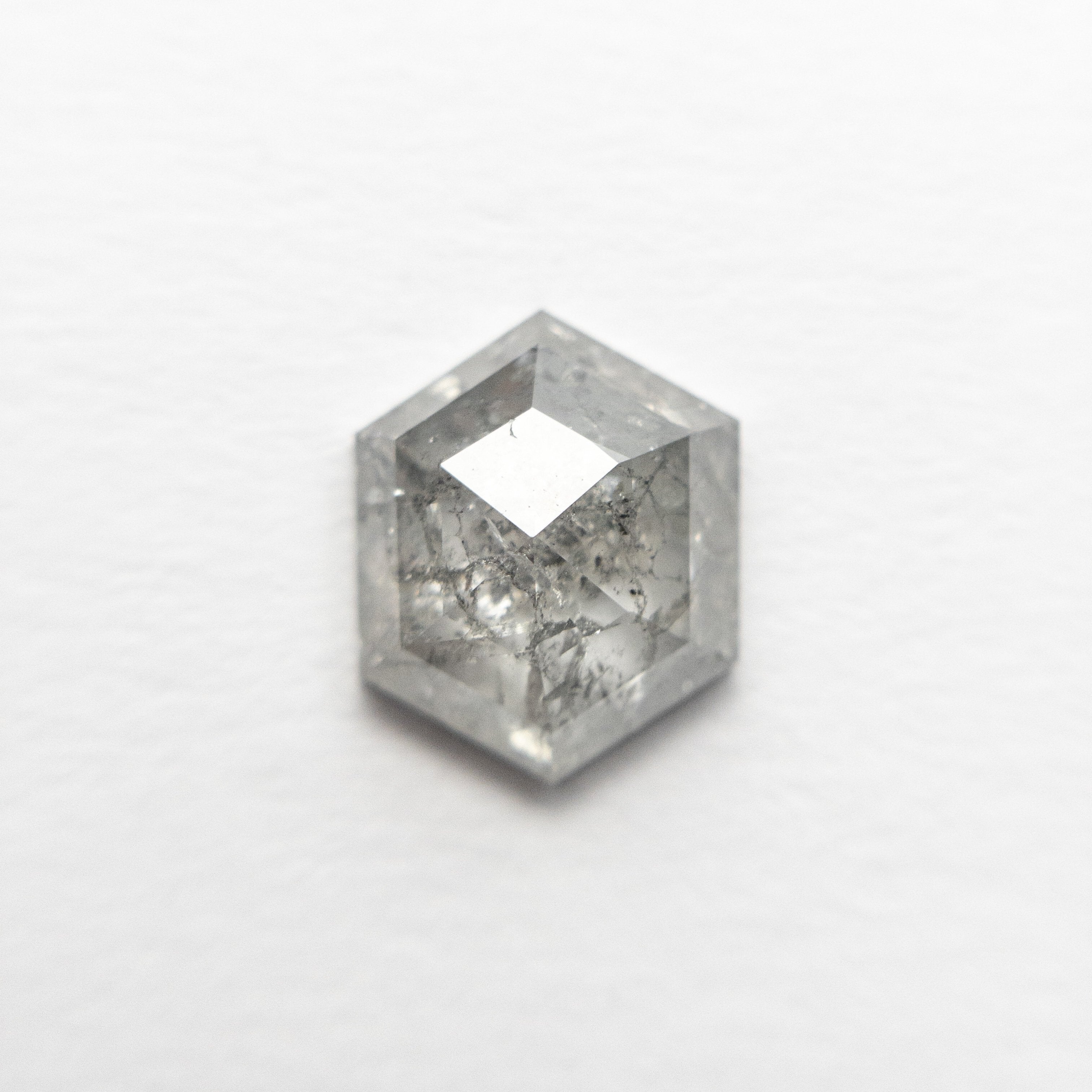 1.63ct 8.38x6.81x3.32mm Hexagon Rosecut 18308-03 - Misfit Diamonds