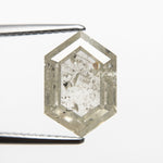 Load image into Gallery viewer, 3.48ct 12.29x8.26x3.91mm Hexagon Rosecut 18455-01 - Misfit Diamonds
