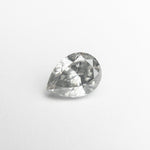 Load image into Gallery viewer, 0.86ct 7.12x5.22x3.39mm GIA Fancy Light Grey Pear Brilliant 18729-01
