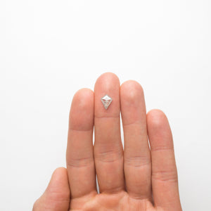 0.98ct 10.13x7.91x2.04mm Kite Rosecut 18753-02 - Misfit Diamonds