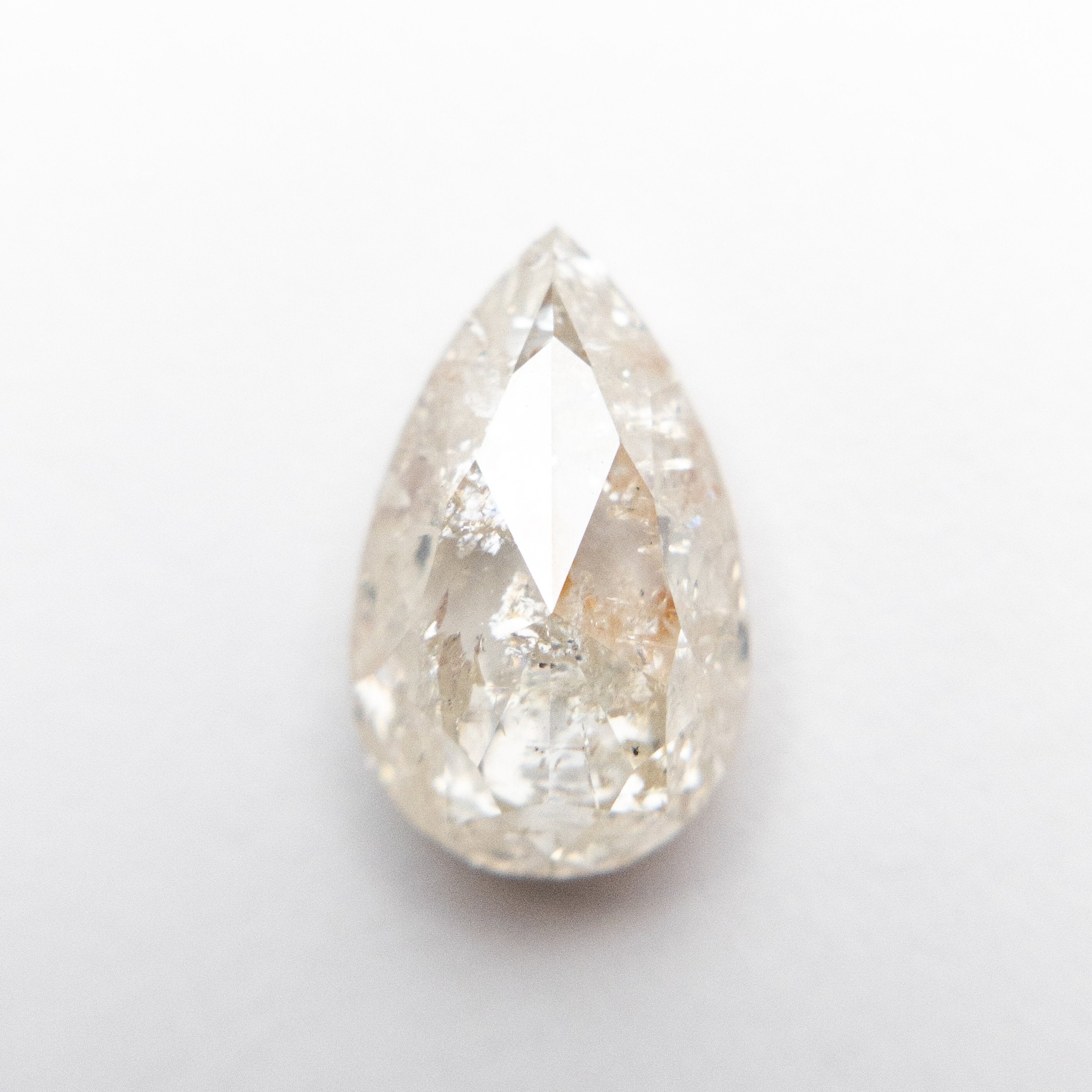 2.33ct 10.69x6.61x4.07mm Pear Double Cut 18770-07 HOLD D2809 - Misfit Diamonds