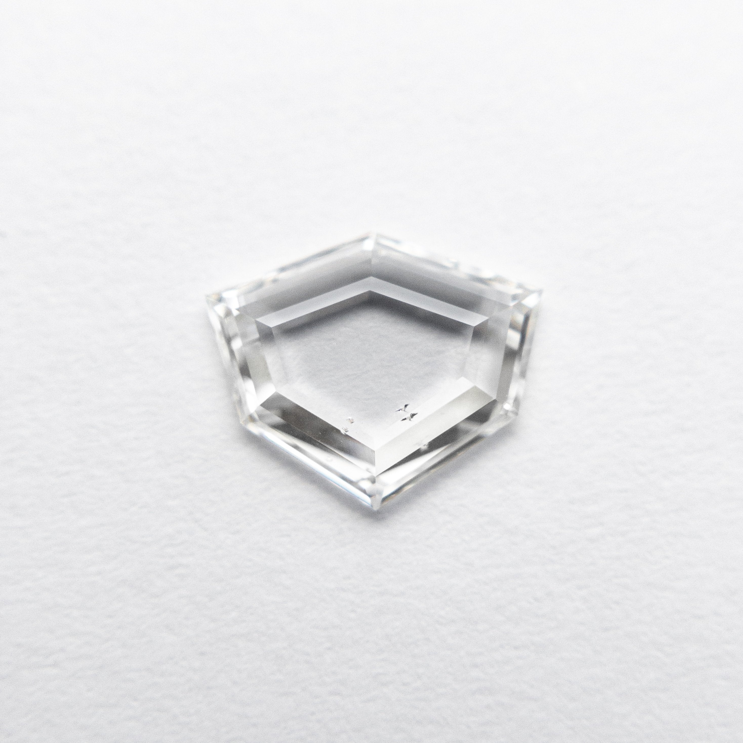 0.78ct 8.26x6.83x1.71mm SI2+ E-F Shield Portrait Cut 18863-04 - Misfit Diamonds