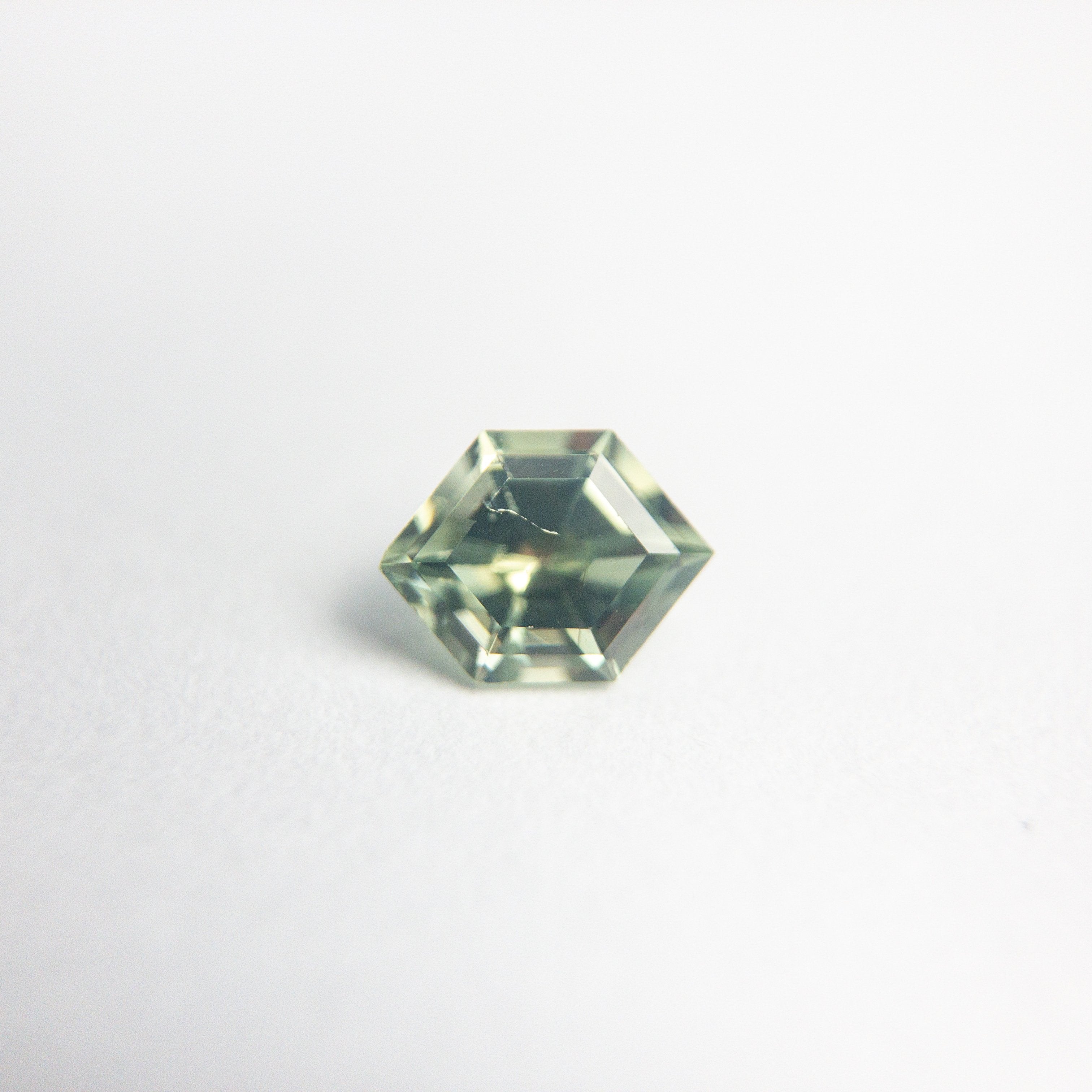 0.39ct 5.37x4.03x2.71mm Hexagon Step Cut Sapphire 18973-58