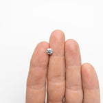 Load image into Gallery viewer, 1.01ct 6.45x6.43x3.85mm Fancy Grey Round Brilliant 18989-01 - Misfit Diamonds
