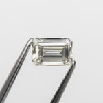 Load image into Gallery viewer, 0.99ct 7.00x4.71x2.99mm Silver Grey Cut Corner Rectangle Step Cut 18992-01
