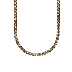 18K Gold Hollow Box Chain