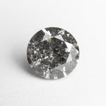Load image into Gallery viewer, 3.16ct 9.25x9.23x5.72mm Salt and Pepper Round Brilliant 19054-01
