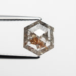 Load image into Gallery viewer, 1.55ct 8.80x7.34x2.97mm Hexagon Rosecut 19103-08
