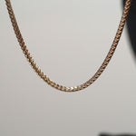 Load and play video in Gallery viewer, 10K Solid Yellow Gold Franco Necklace
