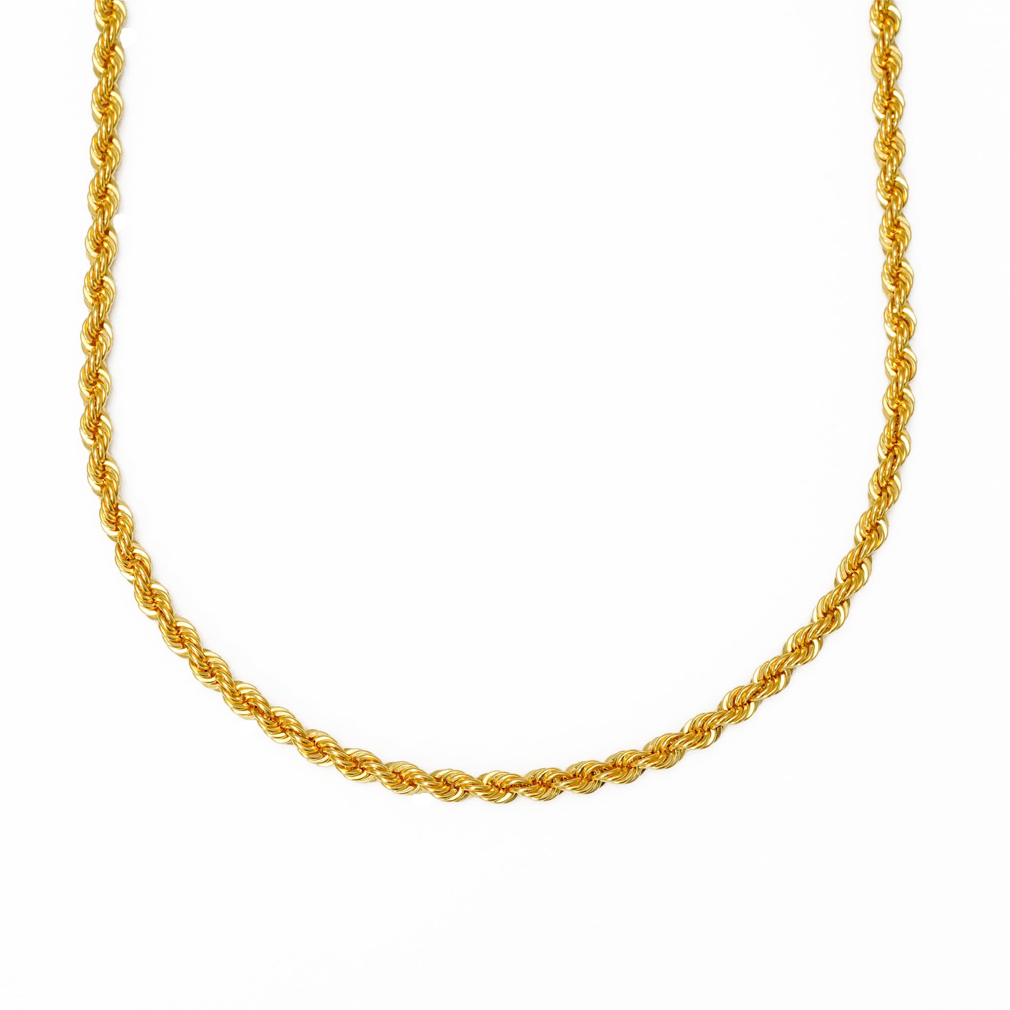 18K Yellow Gold Rope (Hollow) Chain