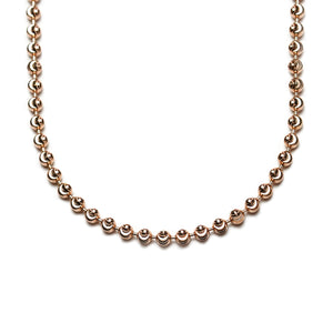 18K Gold Solid Ball Chain