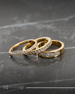 Load image into Gallery viewer, 18K Yellow Gold Eternity Diamond Ring
