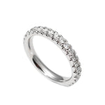 Load image into Gallery viewer, 18K White Gold 1.20CT Pavé Diamond Eternity Ring
