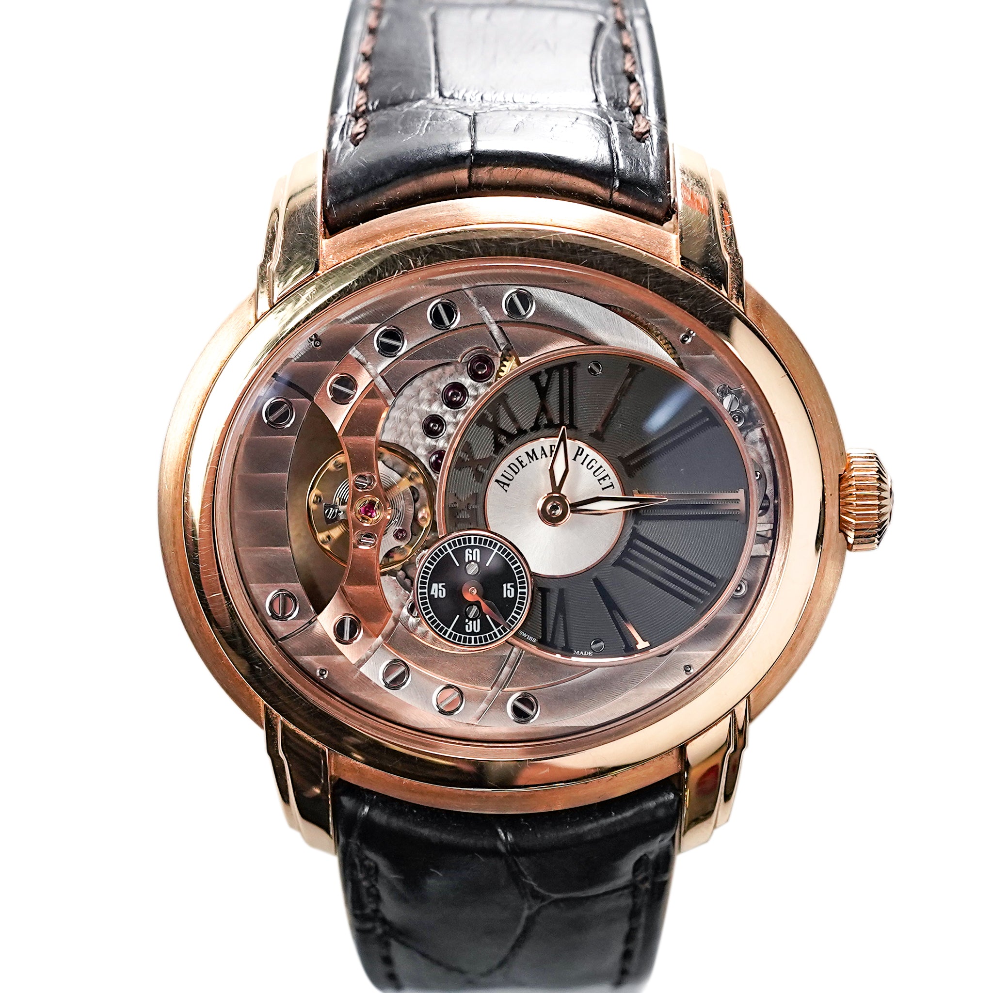 Audemars Piguet Millenary Automatic 4101, Anthracite & Silvered Dial ROSE GOLD 15350OR.OO.D093CR.01