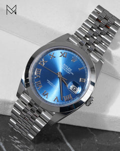 Rolex Datejust 41mm Blue Roman Dial 126300