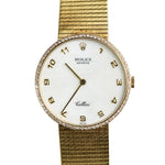 Load image into Gallery viewer, Rolex Cellini 32mm 18K Yellow Gold Vintage Watch Year 1989 with Diamond 5112
