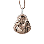 Load image into Gallery viewer, 18K Gold Laughing Buddha Diamond Pendant (Medium)
