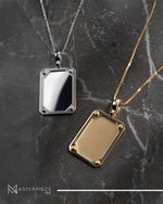 Load image into Gallery viewer, 18K Gold Tag Pendant
